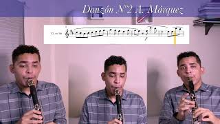 Danzón 2 de Arturo Márquez clarinet solo [upl. by Layne50]