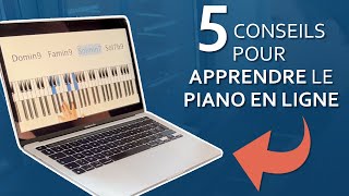 5 conseils pour apprendre le piano en ligne [upl. by Uchish]