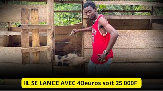 Il lance son business dAgronomie avec 40euros soit 25000F [upl. by Kwan]