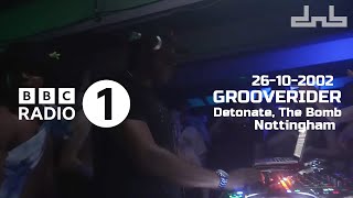 Grooverider  Detonate The Bomb Nottingham BBC Radio 1 26102002 [upl. by Blatman115]