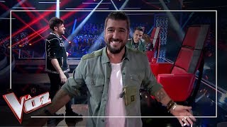 Los coaches enamorados de la canción de Laura Nieves y Carmen Bautista  La Voz Antena 3 2019 [upl. by Dorkas]