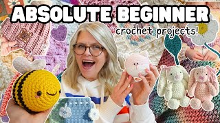 25 CROCHET Projects for ABSOLUTE BEGINNERS [upl. by Ikik15]