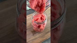 Watermelon SLUSHY 🍉🥤 healthydrink nofoodcolour homemade [upl. by Drof725]