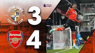 Luton 34 Arsenal  Heartbreak 😫  Premier League Highlights [upl. by Ailee20]