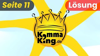 Komma bei Relativsätzen  Lösungen Seite 11 Kommaking [upl. by Enirehtac790]