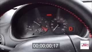 Peugeot 206 14 75 HP Automatic 0100 Km Acceleration [upl. by Eneg]