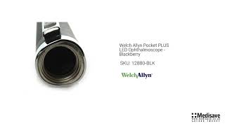 Welch Allyn Pocket PLUS LED Ophthalmoscope Blackberry SKU 12880 BLK [upl. by Queston]