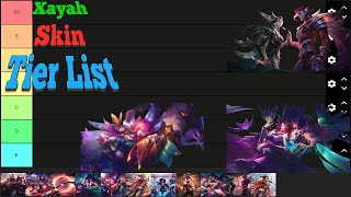 Xayah Tier List Skin [upl. by Vijar]