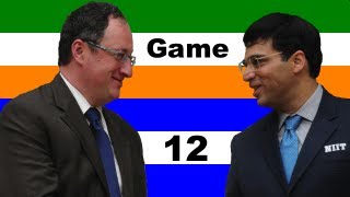 2012 FIDE World Chess Championship  Anand vs Gelfand  Game 12 [upl. by Asp]