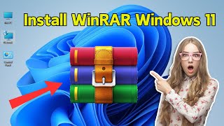 How To Download And Install Winrar On Windows 11  Install Winrar On Windows 11 Easiest Way [upl. by Abrahamsen]