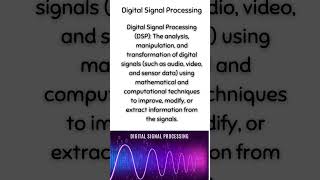 Digital Signal Processing [upl. by Kathy]