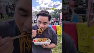 Eating food at the Sydney Cherry Blossom Festival 🙂  Japanese food [upl. by Lail559]