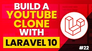 How to create a YouTube clone with Laravel 10  Show User Channel  22 [upl. by Longan]