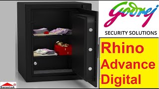 Godrej Electronic Locker  Rhino Advance Safety Locker  Strong Tijori For Home and office  Secure [upl. by Cocks226]