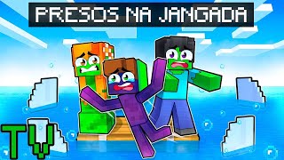 PRESOS em uma JANGADA como MOBS no Minecraft [upl. by Eirruc]