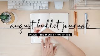 Plan With Me August Bullet Journal  WITHWENDY [upl. by Hoye]