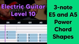 Combining 3note Power Chord Shapes [upl. by Nabru32]