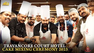 Travancore Court Hotel Cake Mixing Ceremony 2023  Mohanlal  Antony Perumbavoor [upl. by Nauqat]