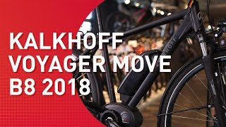 Kalkhoff Voyager Move B8  2018  Trekking EBike [upl. by Ahseryt]