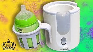 Munchkin High Speed Bottle Warmer Review Uses Steam and How To Use It [upl. by Romeon]