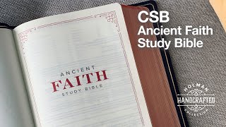 CSB Ancient Faith Study Bible – Review [upl. by Kerril]