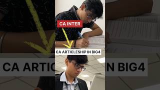 Life of BIG 4 CA article CA inter motivation CA articleship in big 4 CA vlog ca shorts [upl. by Kram]