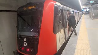 M9 Ataköy  Olimpiyat Metro Hattı Seyehati spotteristanbul34  Birlikte Sohbetli Turu [upl. by Darcee]