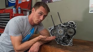 How a Motorcycle Transmission Works  MC GARAGE [upl. by Crescint]