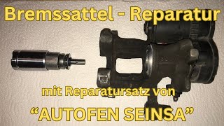 Bremssattel Reparatur mit quotAUTOFREN SEINSAquot Reparatursatz an BMW X1 Parkbremse EPB reparieren [upl. by Gney]