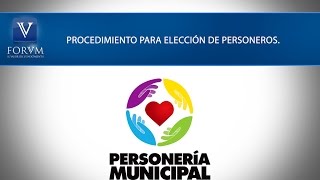 Procedimiento para la elección de personeros Procuraduría Derecho Administrativo [upl. by Chaing]