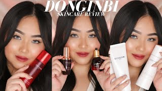 DONGINBI SKINCARE REVIEW  LUXURY ANTIAGING KOREAN RED GINSENG SKINCARE [upl. by Logan947]