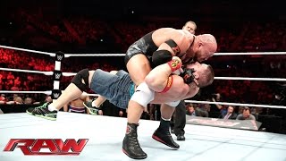 John Cena vs Ryback Raw Nov 10 2014 [upl. by Ramunni]