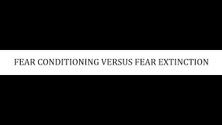 STAHLS  CH 9  PART 8  FEAR CONDITIONING VERSUS FEAR EXTINCTION  psychiatrypsychopharmacology [upl. by Pennington]