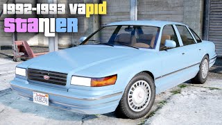 19921993 Vapid Stanier  GTA 5 Lore Friendly Car Mod  Download Link [upl. by Herbie316]