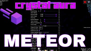 TOP CONFIG CRYSTAL AURA METEOR CLIENT MINECRAFT  МАЙНКРАФТ [upl. by Wassyngton628]