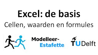 Excel Cellen waarden en formules [upl. by Canotas]