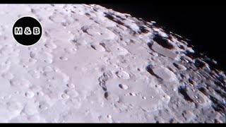 Our Moon Last Night With Telescope  4K [upl. by Bettye]