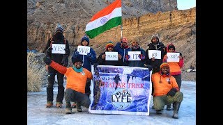 Chadar Trek  Witness the breath taking view of Himalayas while trekking on Zanskar river [upl. by Kubis949]