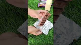 Dairy milk silk ganache 🍫 shortsyoutube chocolate dairymilksilk chocolatebrand shortsfeed [upl. by Maryjo]