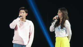 KCON NY 2016 Eric Nam and Ailees SOME Performance  Ment [upl. by Roshelle80]