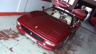 HD Ferrari F355 GTS F1  Ride Revs amp German Autobahn [upl. by Eiltan538]