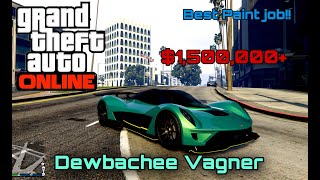 GTA 5 Dewbachee Vagner Vehicle Customization Aston Martin Valkyrie [upl. by Ameh]