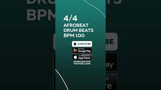 AFROBEAT DRUM BEATS BPM 100 drumloop bpm drumbeat flstudio metronome musicproducer [upl. by Aniale]