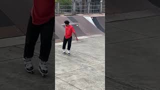 One clip in puyallup WA skatepark skate inlineskating gawds gawdsskate inlineskate [upl. by Estella]