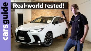 Plugin hybrid electric SUV tested  2022 Lexus NX 450h review F Sport PHEV [upl. by Janean]