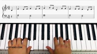 My Grandfathers Clock  Piano Lesson Made Easy Level 2 With Score [upl. by Zingale]