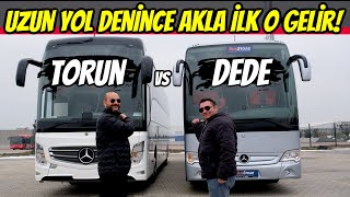 DEDE  TORUN  Mercedes Travego Black Edition vs Travego 17 SHD Çift Dingil  Kerem Kaptanla Sürdük [upl. by Gillette700]