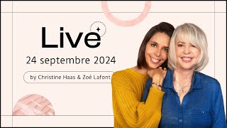 Direct dastrologie ✨ du 24 septembre 2024 avec Christine Haas amp Zoé Lafont [upl. by Kieffer635]