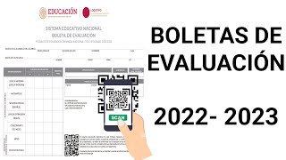 Boletas de Evaluación 20222023 [upl. by Eliga]