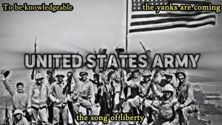 the yanks are coming quotlyricsquot the song of liberty usa ww2 liberty [upl. by Hakilam]